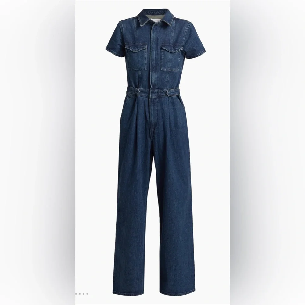 NWT Good American Fit for Success Pleated Jumpsuit - Picture 5 of 13
